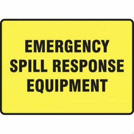 ACCUFORM SAFETY SIGN EMERGENCY SPILL RESPONSE MCHL564XT
